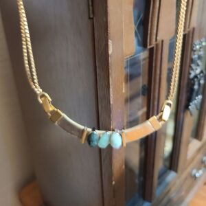 KEEP Collective Gold and Turquoise Necklace